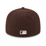 ニューエラ キャップ RC59FIFTY サンディエゴ パドレス MLB RETRO CROWN A-FRAME EASY FITTED CAP BROWN