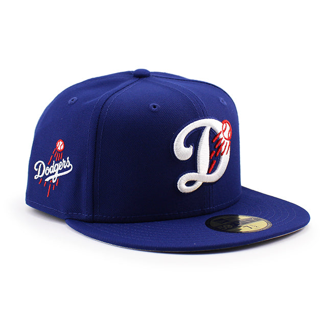 ニューエラ キャップ 59FIFTY ロサンゼルス ドジャース MLB DECEPTOR FITTED CAP ROYAL BLUE