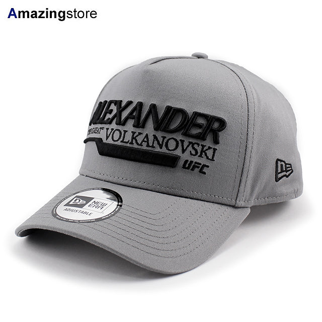 アレクサンダー ヴォルカノフスキーモデル ニューエラ キャップ 9FORTY スナップバック UFC E-FRAME ALEX VOLKANOVSKI SNAPBACK CAP GREY