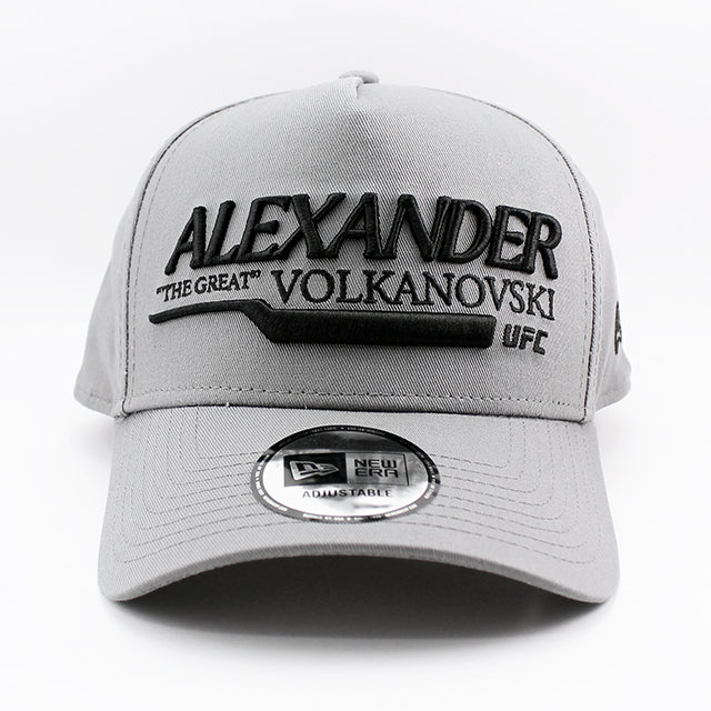 アレクサンダー ヴォルカノフスキーモデル ニューエラ キャップ 9FORTY スナップバック UFC E-FRAME ALEX VOLKANOVSKI SNAPBACK CAP GREY