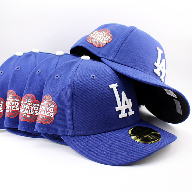 2025開幕東京シリーズモデル ニューエラ キャップ LP59FIFTY ロサンゼルス ドジャース MLB TOKYO SERIES ON-FIELD LOW CROWN FITTED CAP ROYAL BLUE