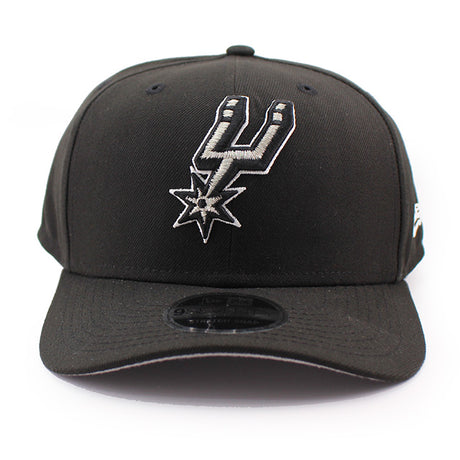 ニューエラ キャップ 9SEVENTY ストレッチ スナップバック サンアントニオ スパーズ NBA STRETCH SNAPBACK CAP BLACK