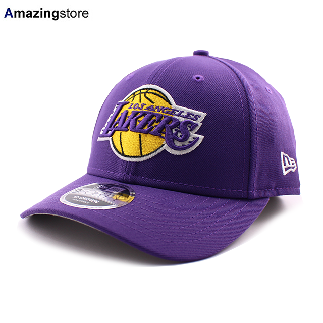 ニューエラ 9FORTY M-CROWN スナップバック ロサンゼルス レイカーズ NBA SNAPBACK CAP PURPLE