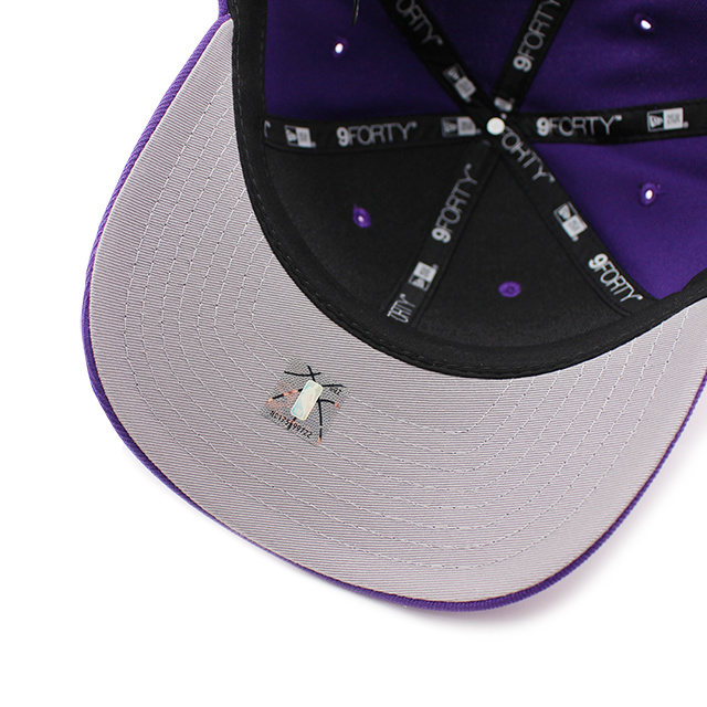 ニューエラ 9FORTY M-CROWN スナップバック ロサンゼルス レイカーズ NBA SNAPBACK CAP PURPLE