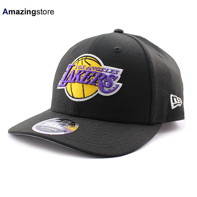ニューエラ 9FORTY M-CROWN スナップバック ロサンゼルス レイカーズ NBA SNAPBACK CAP BLACK