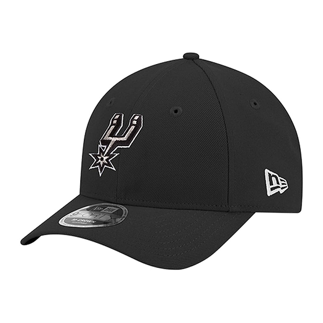 ニューエラ 9FORTY M-CROWN スナップバック サンアントニオ スパーズ NBA SNAPBACK CAP BLACK