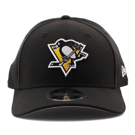 ニューエラ 9FORTY M-CROWN スナップバック ピッツバーグ ペンギンズ NHL SNAPBACK CAP BLACK