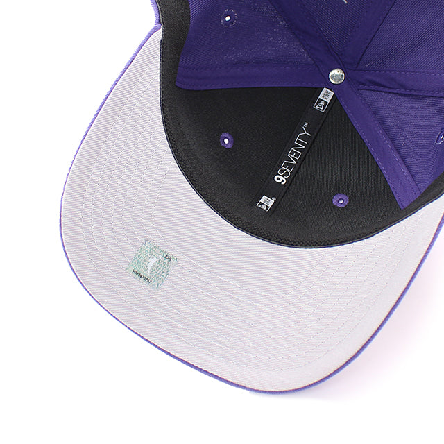 ニューエラ キャップ 9SEVENTY ストレッチ スナップバック フェニックス マーキュリー WNBA STRETCH SNAPBACK CAP PURPLE