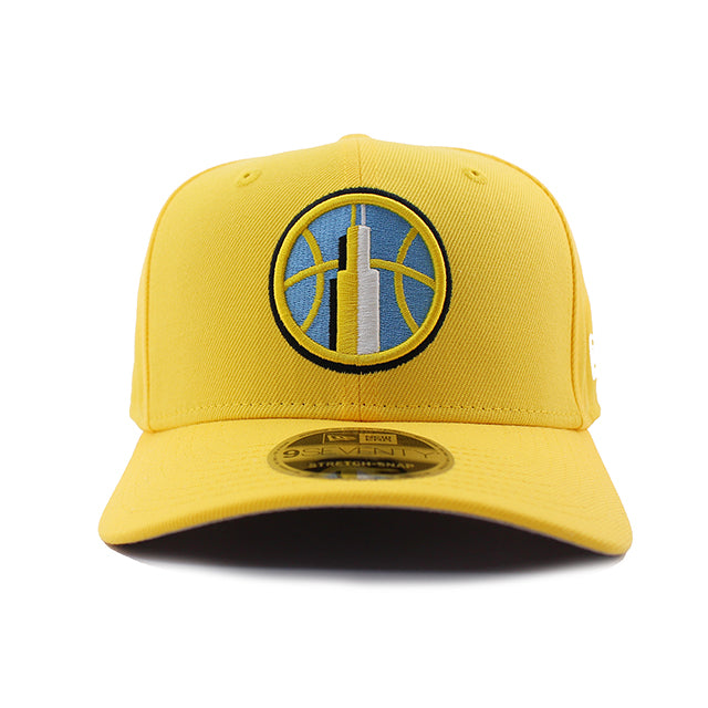 ニューエラ キャップ 9SEVENTY ストレッチ スナップバック シカゴ スカイ WNBA STRETCH SNAPBACK CAP YELLOW