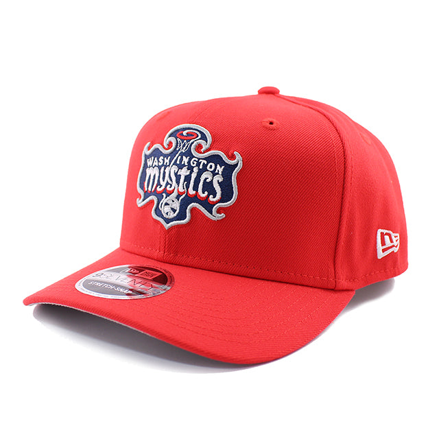 ニューエラ キャップ 9SEVENTY ストレッチ スナップバック ワシントン ミスティクス WNBA STRETCH SNAPBACK CAP RED