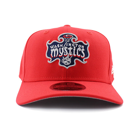 ニューエラ キャップ 9SEVENTY ストレッチ スナップバック ワシントン ミスティクス WNBA STRETCH SNAPBACK CAP RED