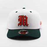 アディダスコラボ ニューエラ キャップ 9SEVENTY スナップバック マイアミ ハリケーンズ NCAA MESH SNAPBACK CAP