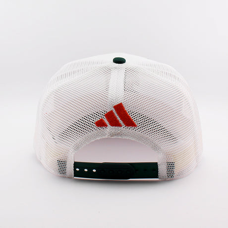 アディダスコラボ ニューエラ キャップ 9SEVENTY スナップバック マイアミ ハリケーンズ NCAA MESH SNAPBACK CAP