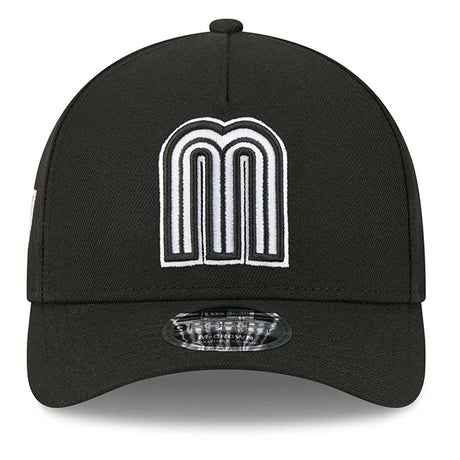 ニューエラ キャップ 9FORTY M-CROWN A-FRAME WBC メキシコ 2026 WORLD BASEBALL CLASSIC SNAPBACK CAP BLACK WHITE