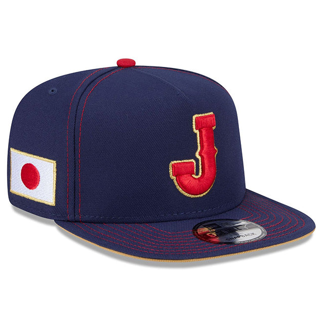 ニューエラ キャップ 9FIFTY A-FRAME WBC 日本 2026 WORLD BASEBALL CLASSIC SNAPBACK CAP NAVY