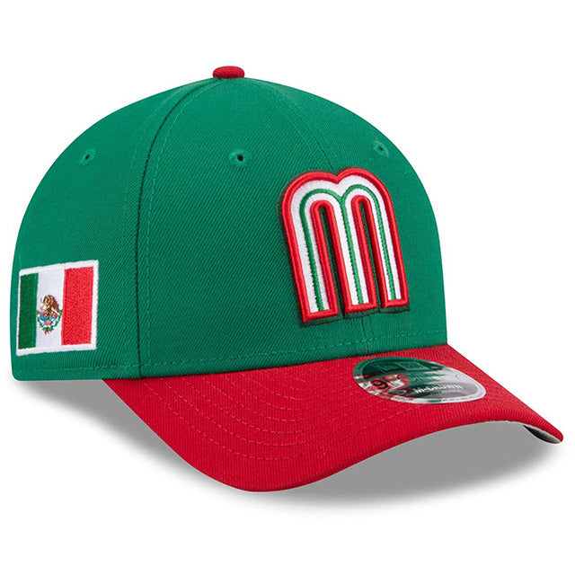 ニューエラ キャップ 9FORTY M-CROWN WBC メキシコ 2026 WORLD BASEBALL CLASSIC SNAPBACK CAP GREEN