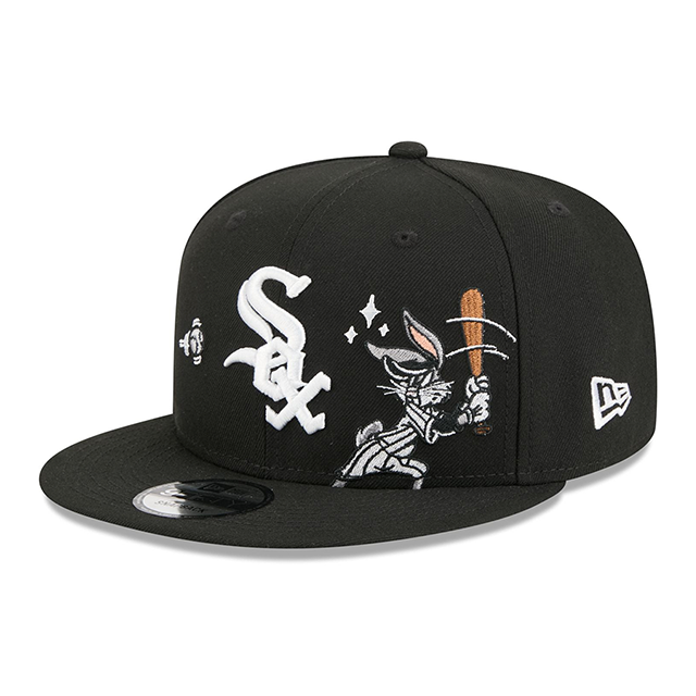 ニューエラ ルーニー テューンズ キャップ 9FIFTY シカゴ ホワイトソックス MLB BUGS BUNNY SWING SNAPBACK CAP BLACK