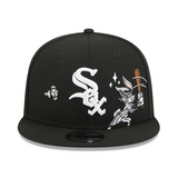 ニューエラ ルーニー テューンズ キャップ 9FIFTY シカゴ ホワイトソックス MLB BUGS BUNNY SWING SNAPBACK CAP BLACK