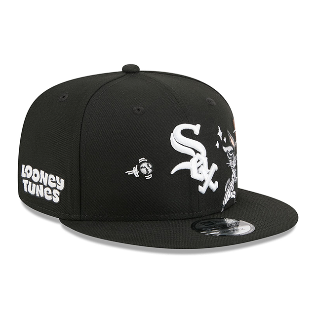 ニューエラ ルーニー テューンズ キャップ 9FIFTY シカゴ ホワイトソックス MLB BUGS BUNNY SWING SNAPBACK CAP BLACK