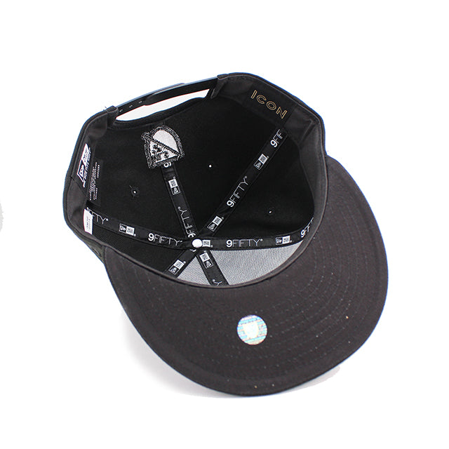 ニューエラ キャップ 9FIFTY スナップバック ロサンゼルス FC MLS TEAM-BASIC SNAPBACK CAP BLACKOUT NEW ERA LOS ANGELES FC