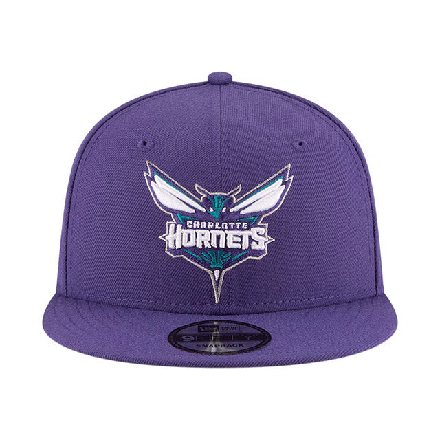 ニューエラ キャップ 9FIFTY スナップバック シャーロット ホーネッツ NBA TEAM BASIC SNAPBACK CAP PURPLE