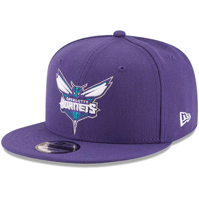 ニューエラ キャップ 9FIFTY スナップバック シャーロット ホーネッツ NBA TEAM BASIC SNAPBACK CAP PURPLE
