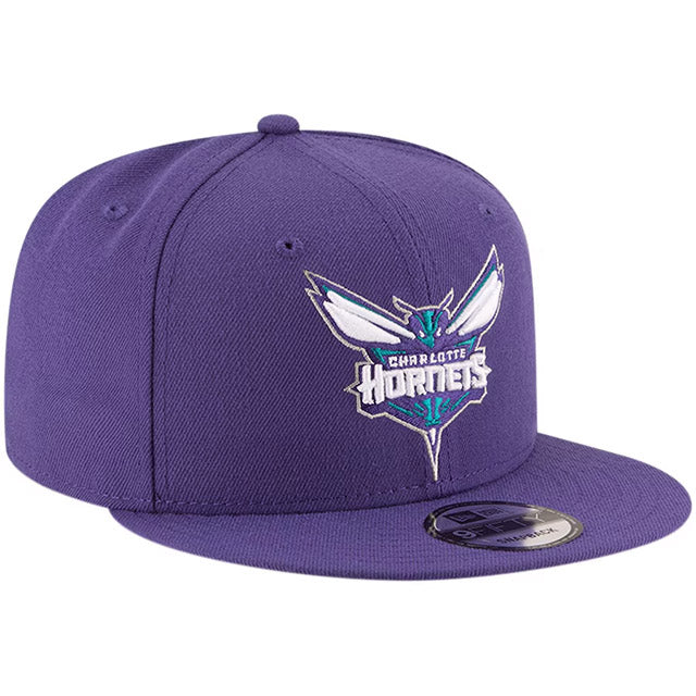 ニューエラ キャップ 9FIFTY スナップバック シャーロット ホーネッツ NBA TEAM BASIC SNAPBACK CAP PURPLE