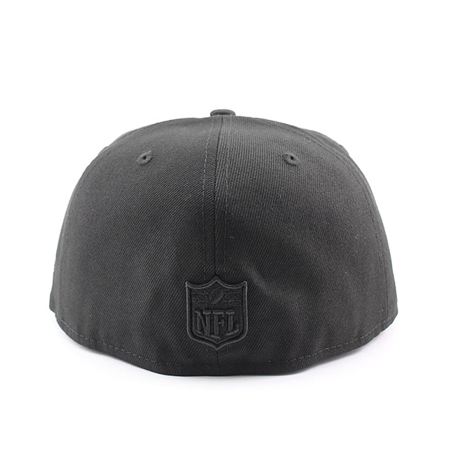 ニューエラ キャップ 59FIFTY ロサンゼルス ラムズ NFL TEAM BASIC FITTED CAP BLACKOUT