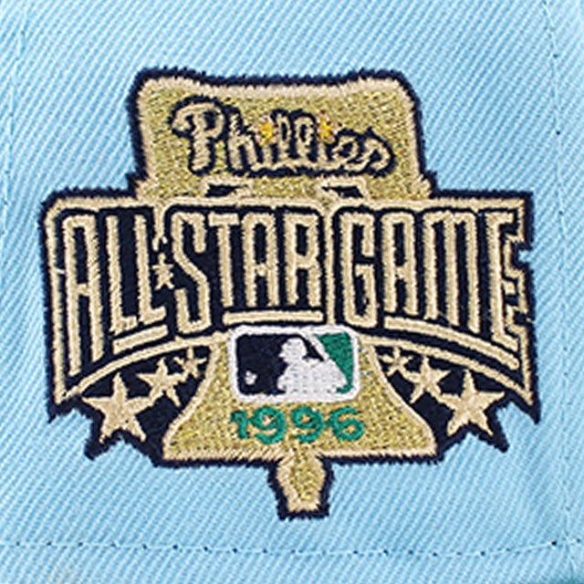 ニューエラ キャップ 59FIFTY フィラデルフィア フィリーズ MLB 1996 ALL STAR GAME BEIGE BOTTOM FITTED CAP LIGHT BLUE NEW ERA PHILADELPHIA PHILLIES