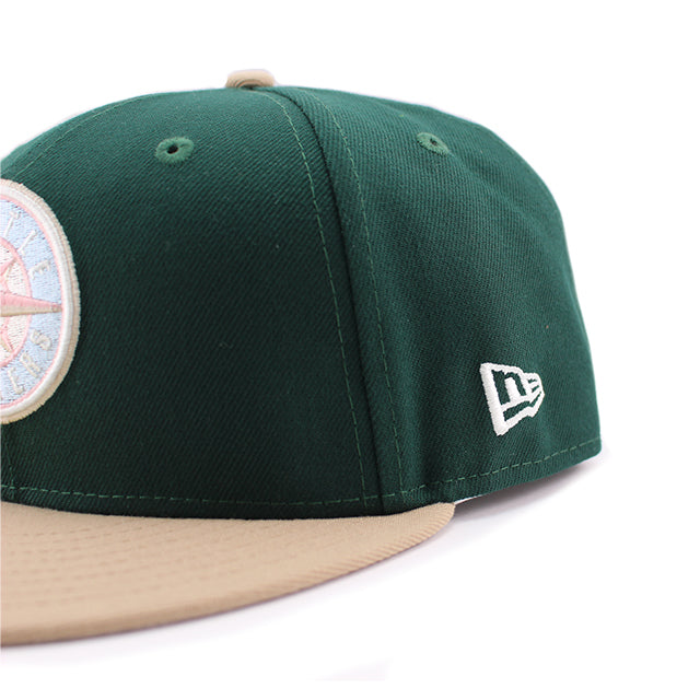 ニューエラ キャップ 59FIFTY シアトル マリナーズ MLB TEAM BASIC FITTED CAP DARK GREEN NEW ERA