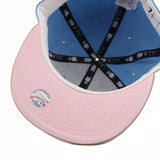 ニューエラ キャップ 59FIFTY サンディエゴ パドレス MLB 40TH ANNIVERSARY PINK BOTTOM FITTED CAP SKY