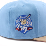 ニューエラ キャップ 59FIFTY サンディエゴ パドレス MLB 40TH ANNIVERSARY PINK BOTTOM FITTED CAP SKY