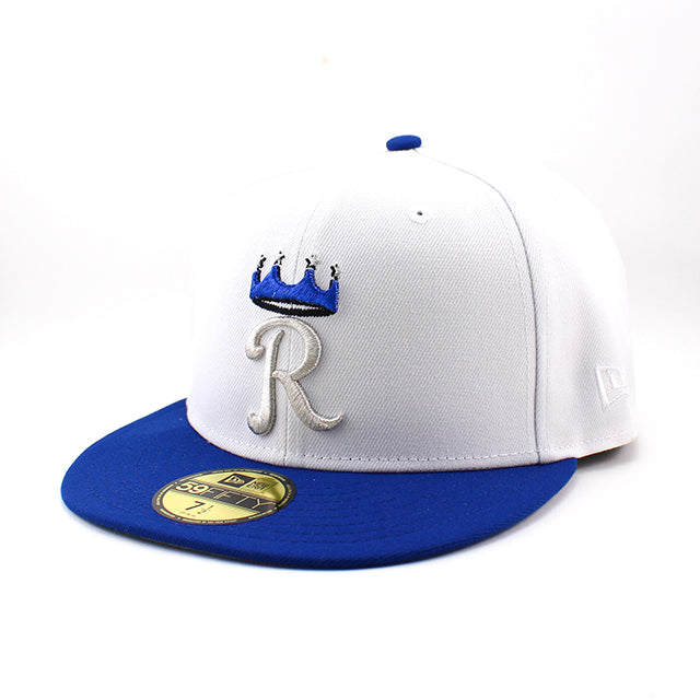 ニューエラ キャップ 59FIFTY カンザスシティ ロイヤルズ MLB 2015 WORLD SERIES CHAMPION FITTED CAP WHITE ROYAL