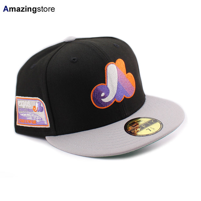 ニューエラ キャップ 59FIFTY モントリオール エクスポズ MLB OLYMPIC STADIUM PATCH FITTED CAP BLACK
