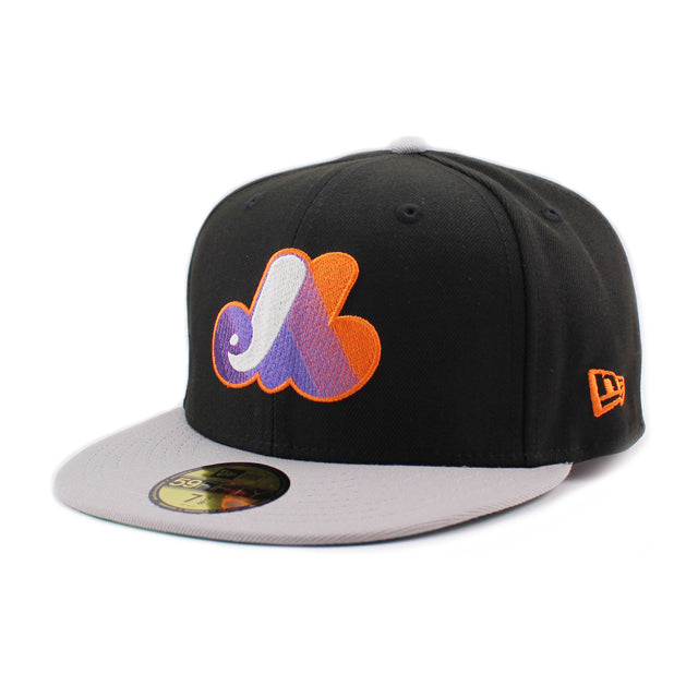 ニューエラ キャップ 59FIFTY モントリオール エクスポズ MLB OLYMPIC STADIUM PATCH FITTED CAP BLACK