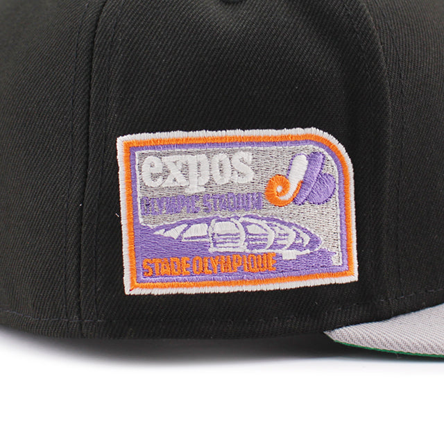 ニューエラ キャップ 59FIFTY モントリオール エクスポズ MLB OLYMPIC STADIUM PATCH FITTED CAP BLACK