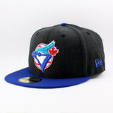 ニューエラ キャップ 59FIFTY トロントブルージェイズ MLB 1993 WORLD SERIES FITTED CAP HEATHER BLACK