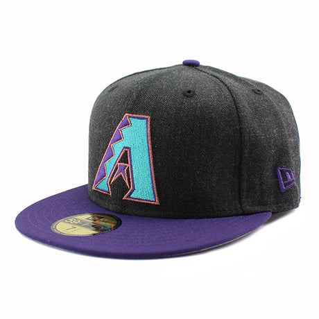 ニューエラ キャップ 59FIFTY アリゾナ ダイヤモンドバックス MLB 2001 WORLD CHAMPS FITTED CAP HEATHER BLACK