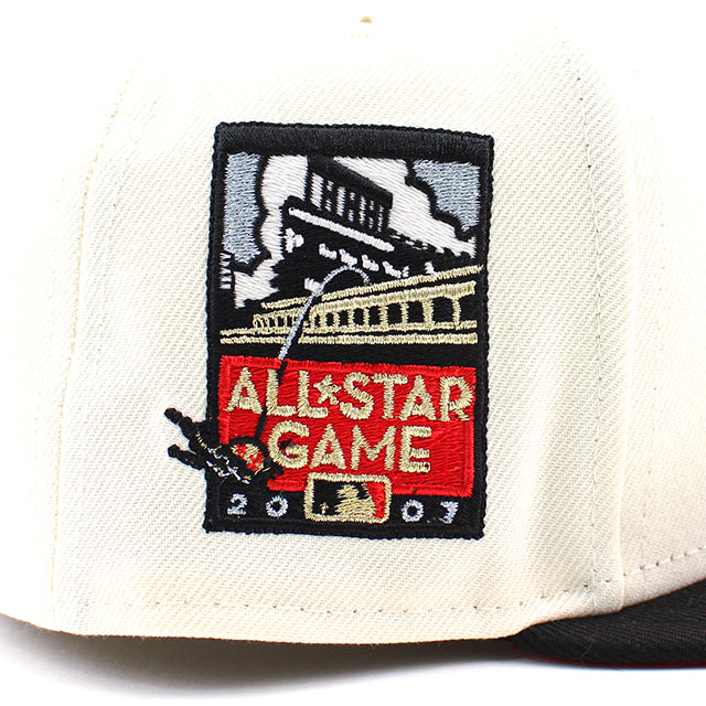 ニューエラ キャップ 59FIFTY サンフランシスコ ジャイアンツ MLB 2001 ALL STAR RED BOTTOM FITTED CAP CREAM BLACK