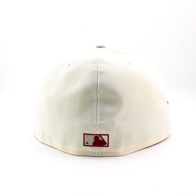 ニューエラ キャップ 59FIFTY テキサス レンジャーズ MLB 40TH ANNIVERSARY MAROON BOTTOM FITTED CAP