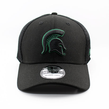ニューエラ キャップ 39THIRTY ミシガンステイト スパルタンズ NCAA NEO FLEX FIT CAP BLACK