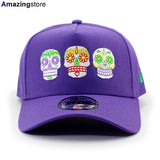 ニューエラ キャップ 9FORTY スナップバック SUGAR SKULLS A-FRAME SNAPBACK CAP PURPLE