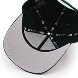 ニューエラ スナップバック キャップ PC9FIFTY ロサンゼルス ドジャース UPSIDE PRE-CURVED A-FRAME SNAPBACK CAP DARK GREEN