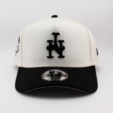 ニューエラ キャップ 9FORTY ニューヨーク メッツ MLB UPSIDE 50TH ANNIVERSARY A-FRAME SNAPBACK CAP CREAM BLACK