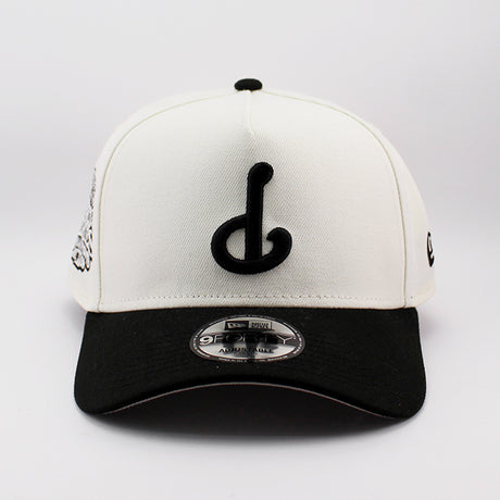 ニューエラ キャップ 9FORTY スナップバック フィラデルフィア フィリーズ MLB UPSIDE 2008 WORLD SERIES CHAMPIONS A-FRAME SNAPBACK CAP CREAM BLACK
