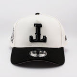 ニューエラ キャップ 9FORTY スナップバック テキサス レンジャーズ MLB UPSIDE 2024 ALL STAR GAME A-FRAME SNAPBACK CAP CREAM BLACK