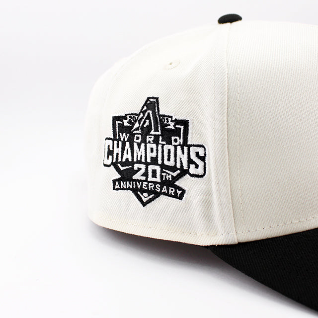 ニューエラ キャップ 9FORTY スナップバック アリゾナ ダイヤモンドバックス MLB UPSIDE 20TH ANNIVERSARY WORLD CHAMPIONS A-FRAME SNAPBACK CAP CREAM BLACK