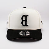 ニューエラ キャップ 9FORTY スナップバック ボストン レッドソックス MLB UPSIDE 2007 WORLD SERIES A-FRAME SNAPBACK CAP CREAM BLACK