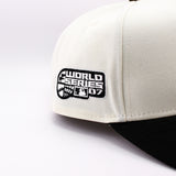 ニューエラ キャップ 9FORTY スナップバック ボストン レッドソックス MLB UPSIDE 2007 WORLD SERIES A-FRAME SNAPBACK CAP CREAM BLACK