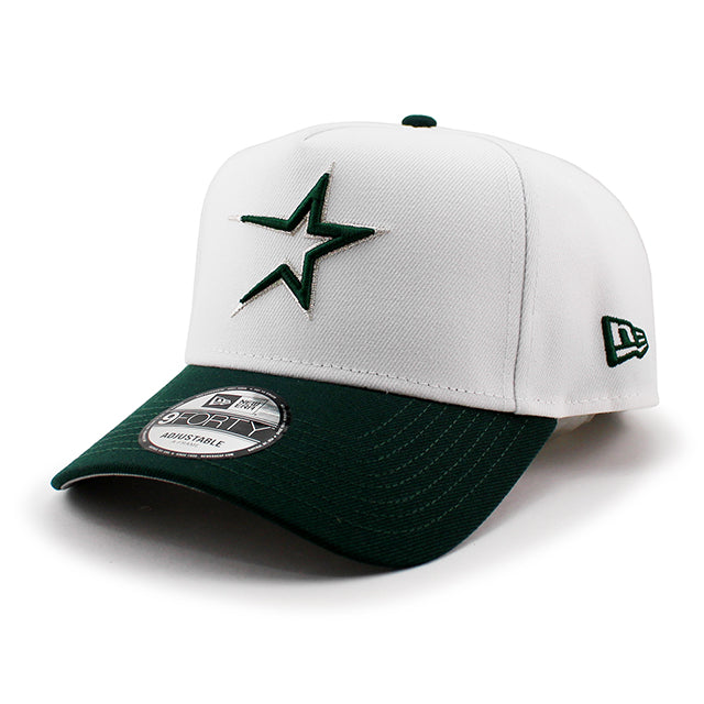 ニューエラ キャップ 9FORTY スナップバック ヒューストン アストロズ MLB 1968 ALL STAR GAME A-FRAME SNAPBACK CAP WHITE GREEN